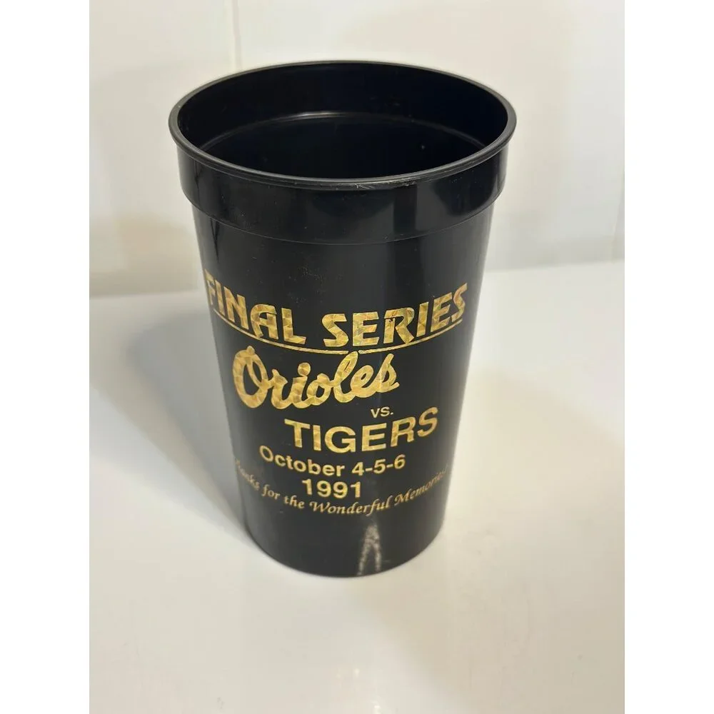 VTG Baltimore Memorial Stadium Souvenir Cup Plastic Orioles & Colts Collector 80